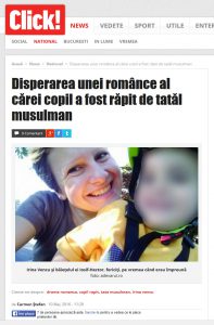 click - Disperarea unei romÃ¢nce al cÄƒrei copil a fost rÄƒpit de tatÄƒl musulman