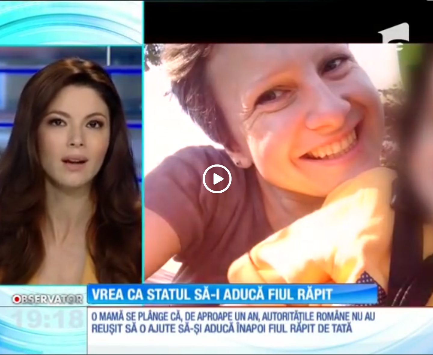 [Video] – Antena 1 – O mamă se plânge că autoritățile române nu au reușit să o ajute să-și aducă înapoi fiul